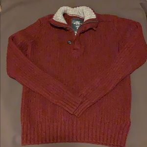 L.O.G.G label of graded goods Garnet Red Sweater M